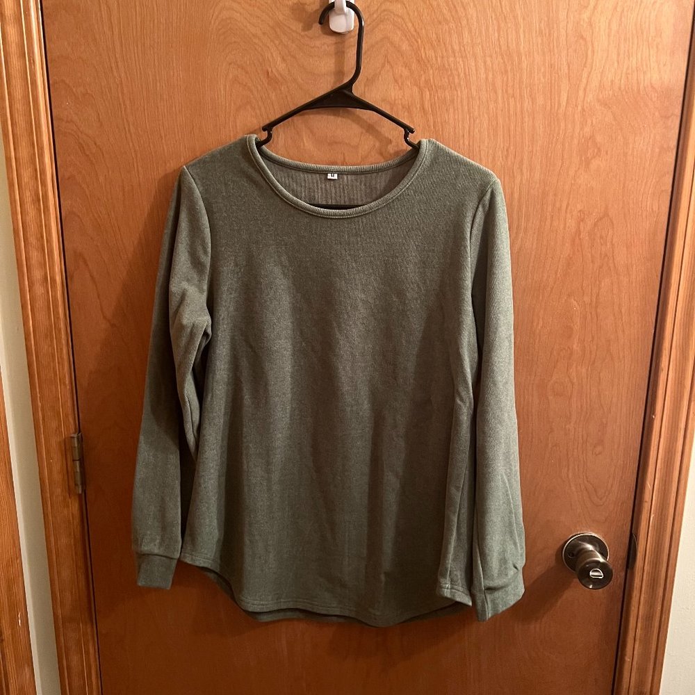 Womens Green Sweatshirt